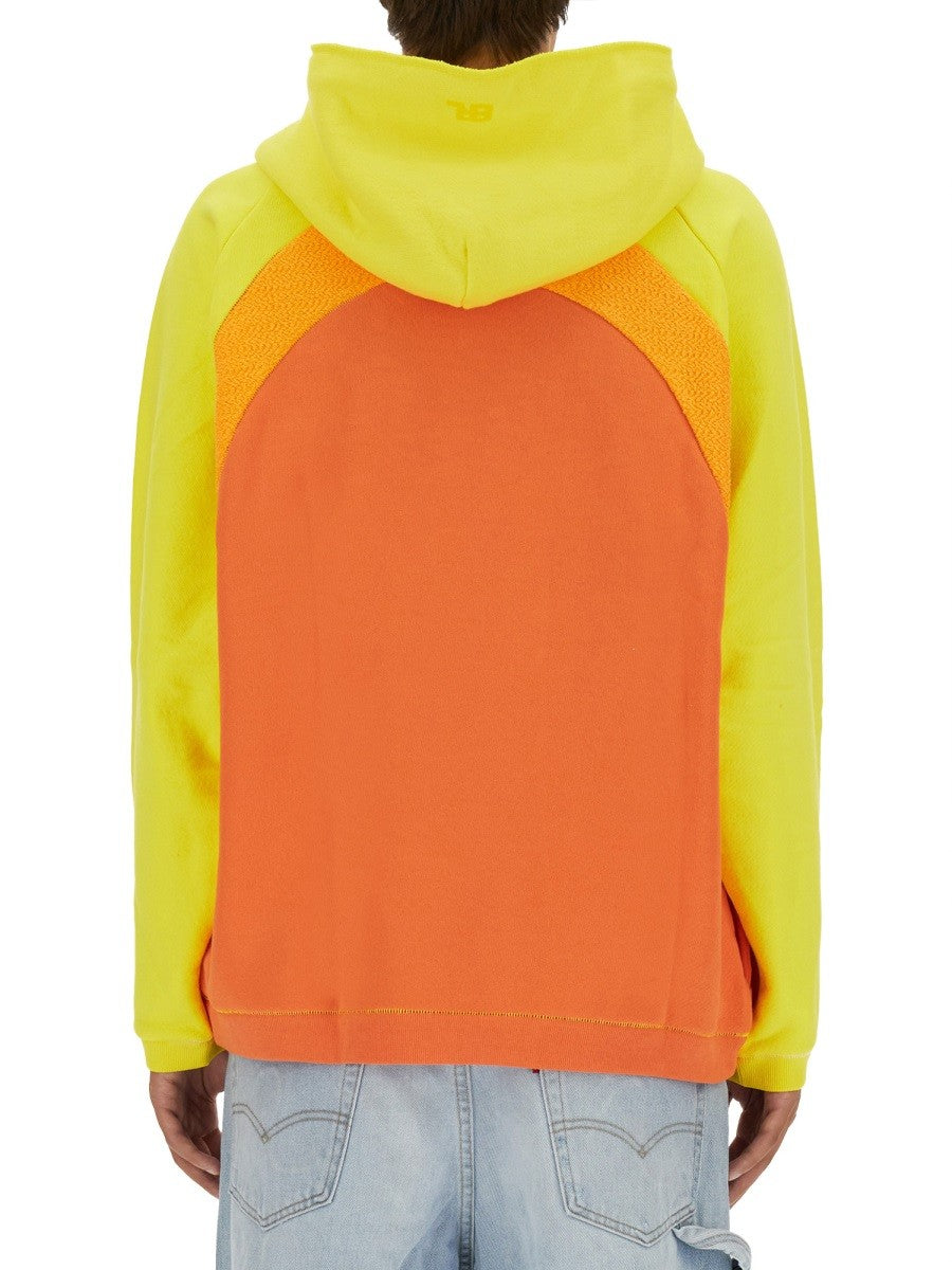 ERL - Man - Orange - Sweatshirt
