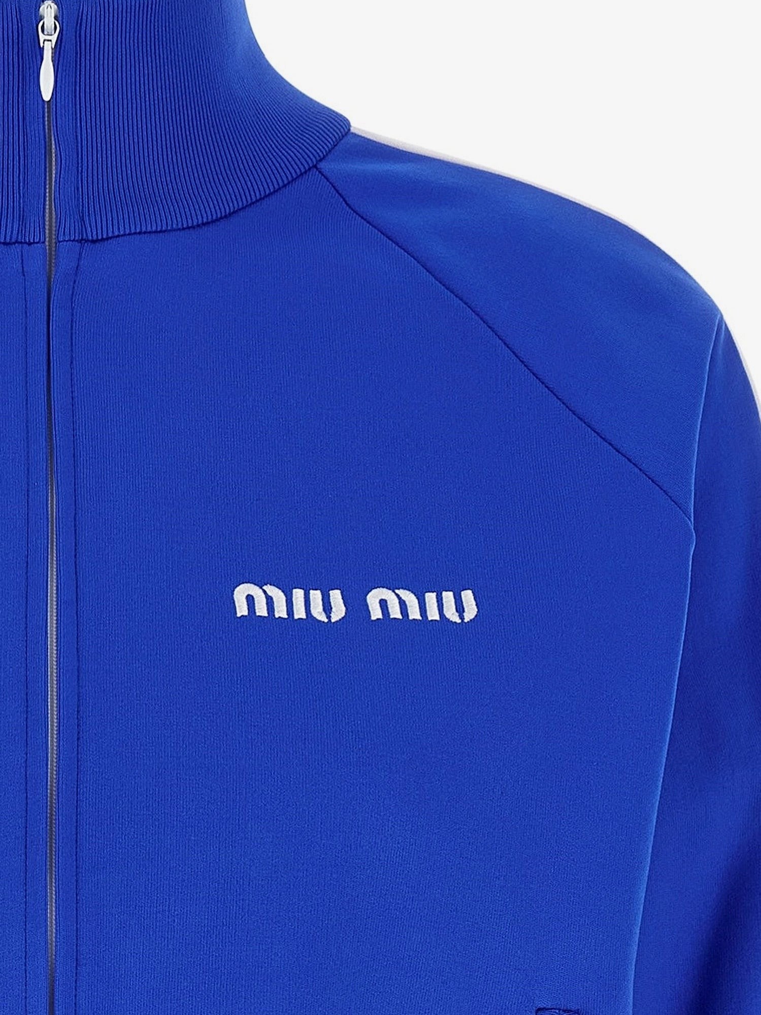 Miu Miu - Woman - Blue - Sweatshirt