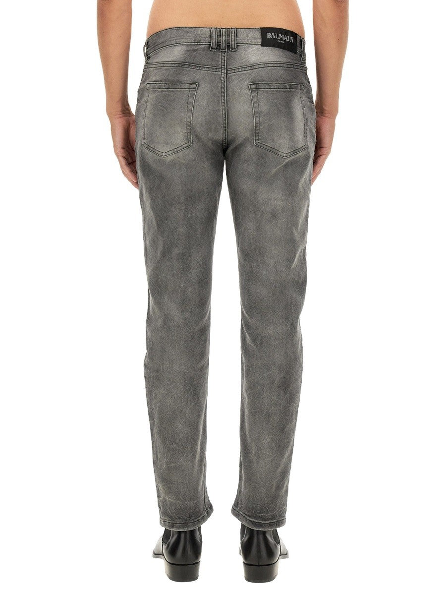 Balmain - Man - Grey - Jeans