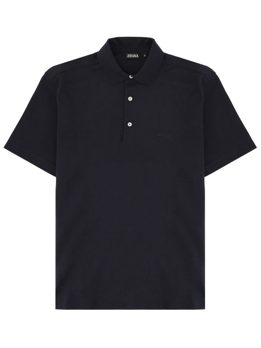 Zegna - Man - Black - Polo Shirt