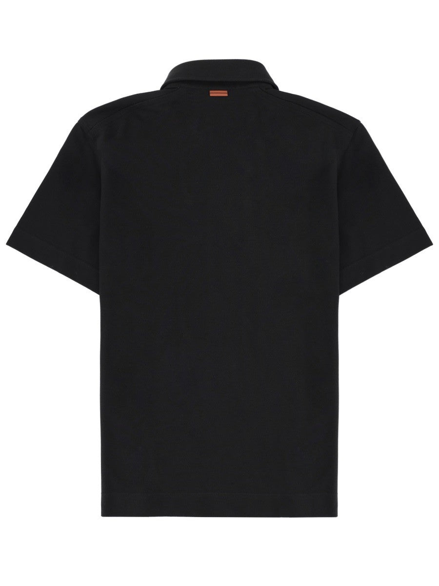 Zegna - Man - Black - Polo Shirt
