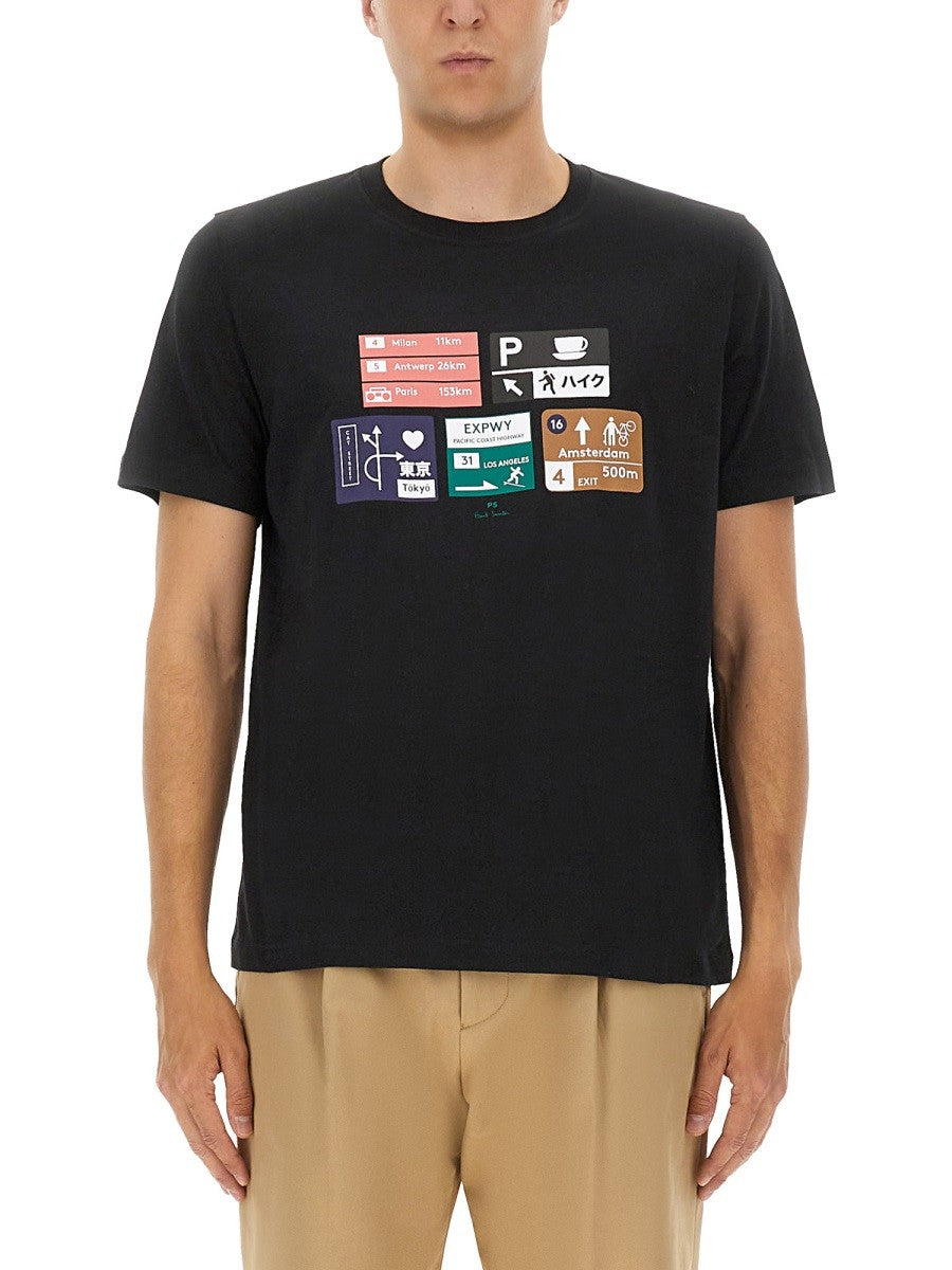 PS BY PAUL SMITH - Man - Black - T-shirt