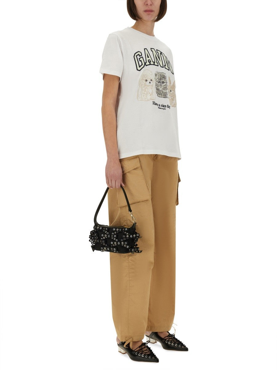 GANNI - Woman - White - T-shirt