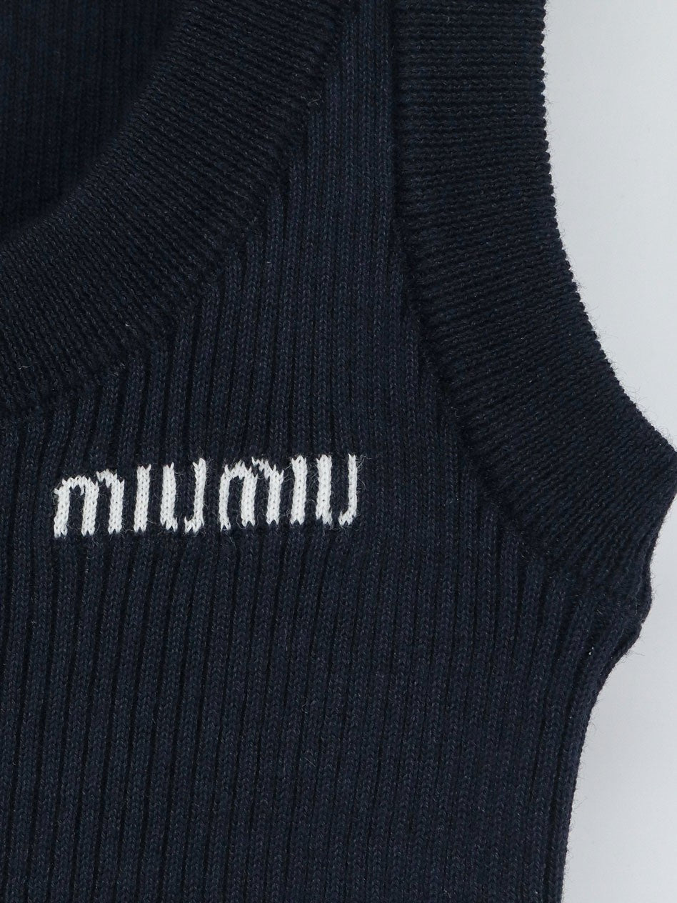 Miu Miu - Woman - Blue - T-shirt
