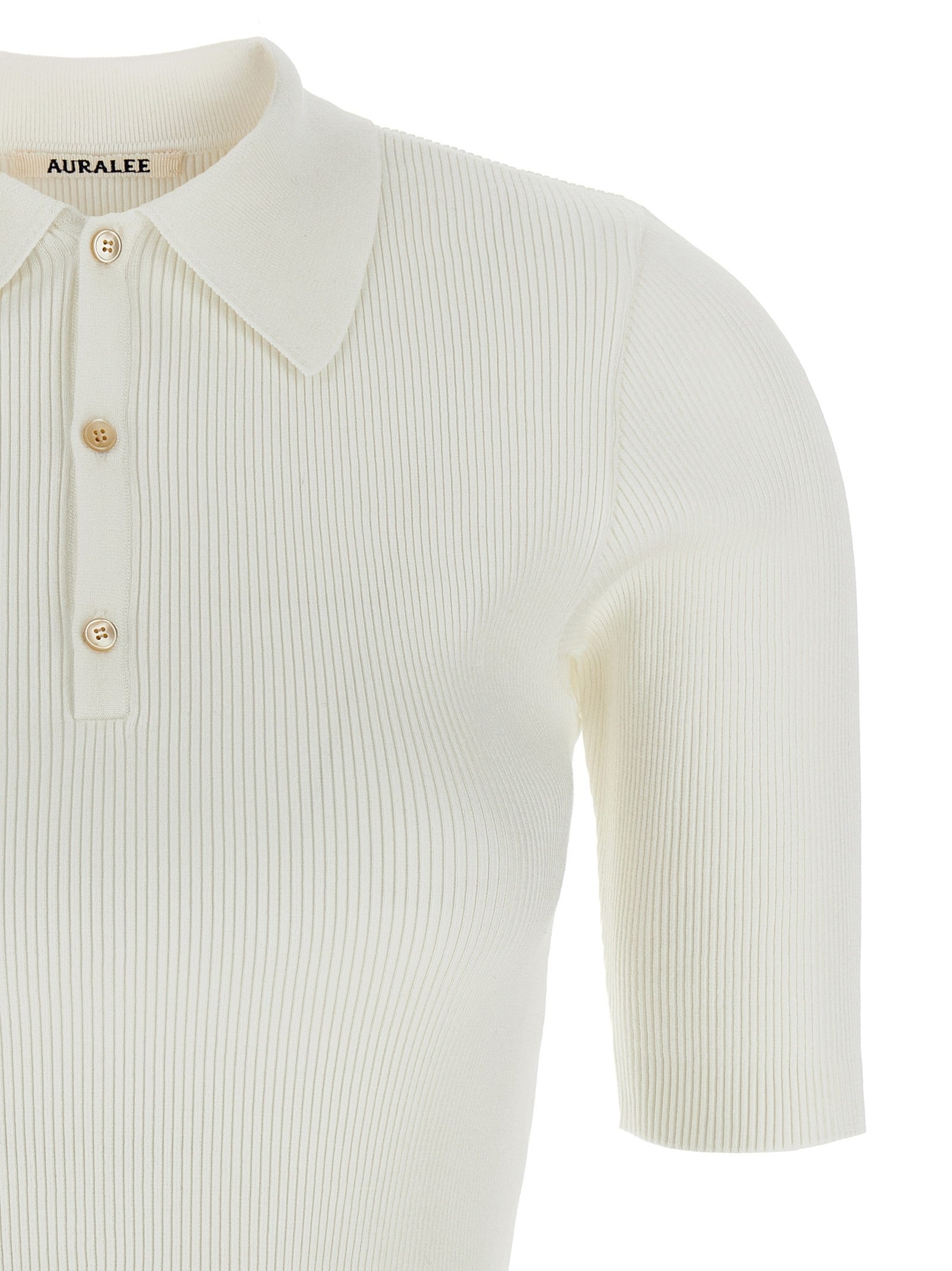 AURALEE - nan - White - Polo Shirt