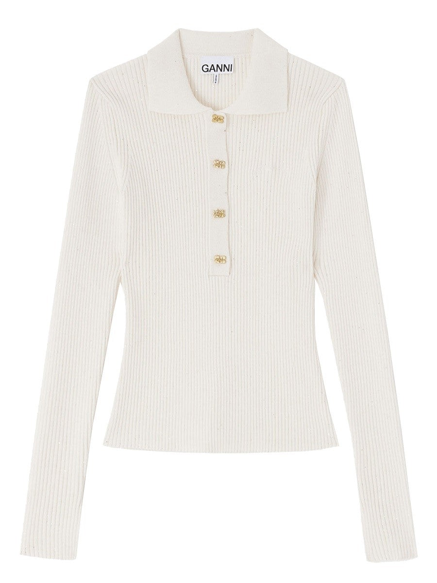 GANNI - Woman - White - Sweater