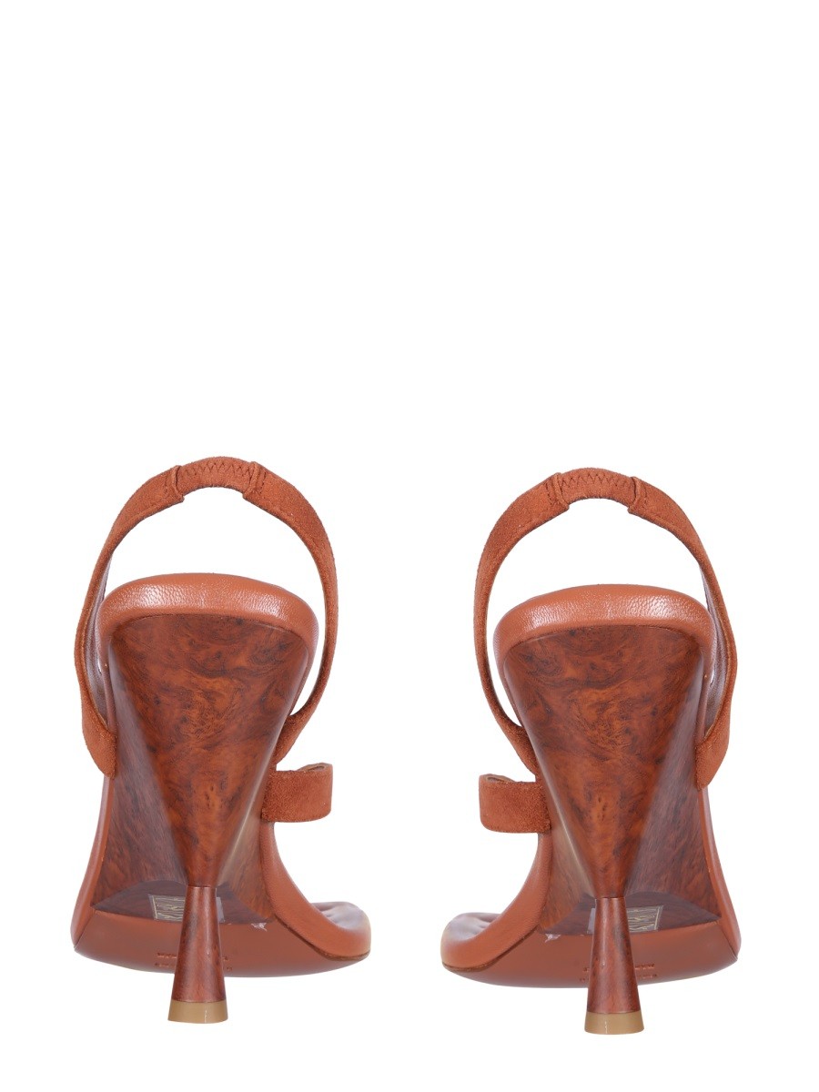 GIA BORGHINI - Woman - Brown - Wedge