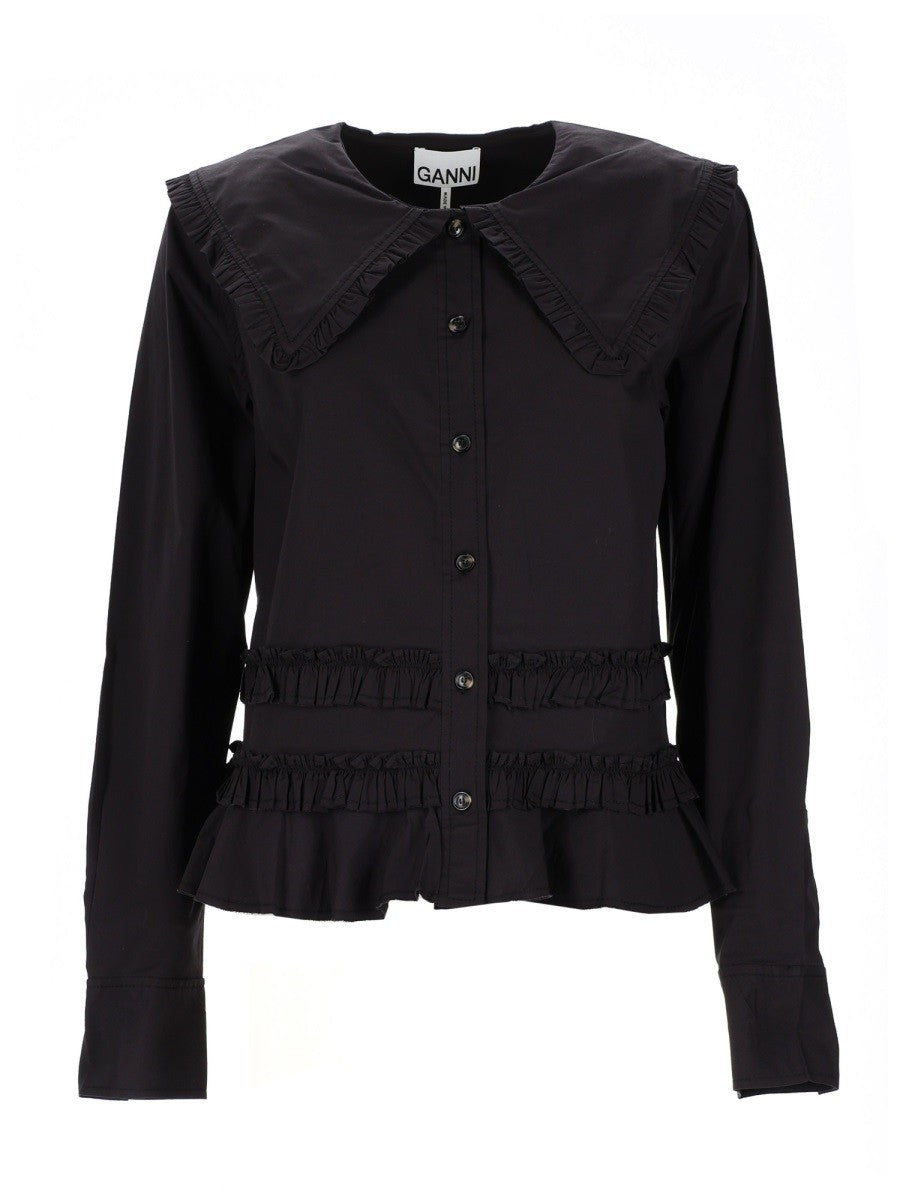 GANNI - Woman - Black - Shirt