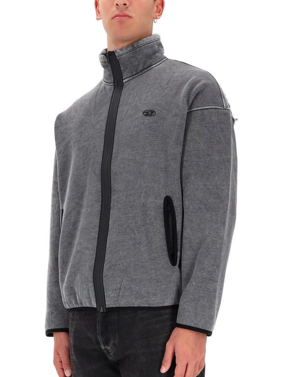 Diesel - Man - Grey - Sweatshirt