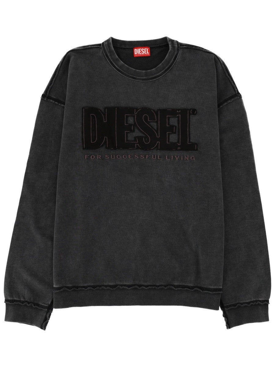 Diesel - Man - Grey - Sweatshirt