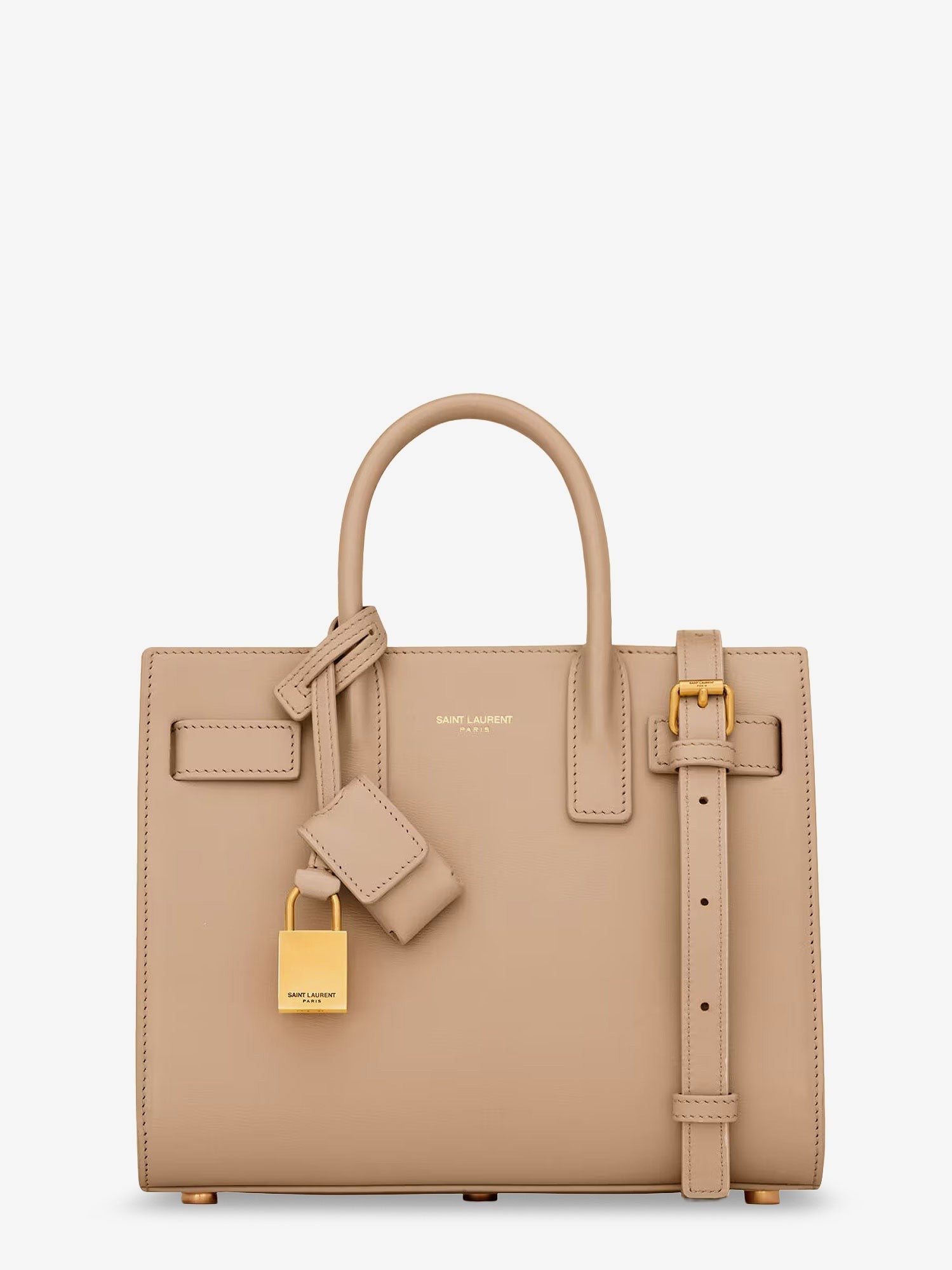 Saint Laurent - Woman - Clear Beige - Crossbody Bag