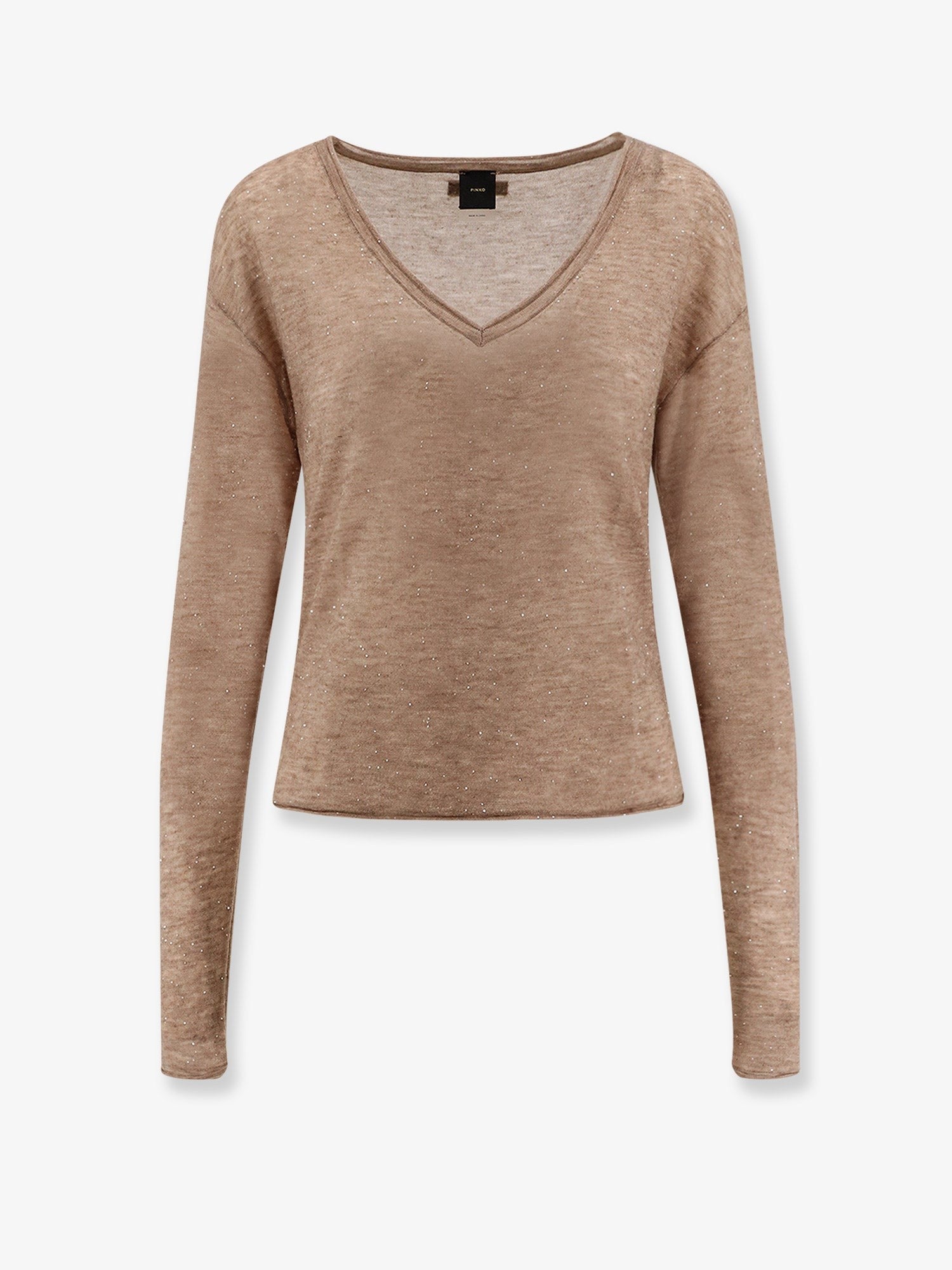 Pinko - Woman - Beige - Knit Sweater