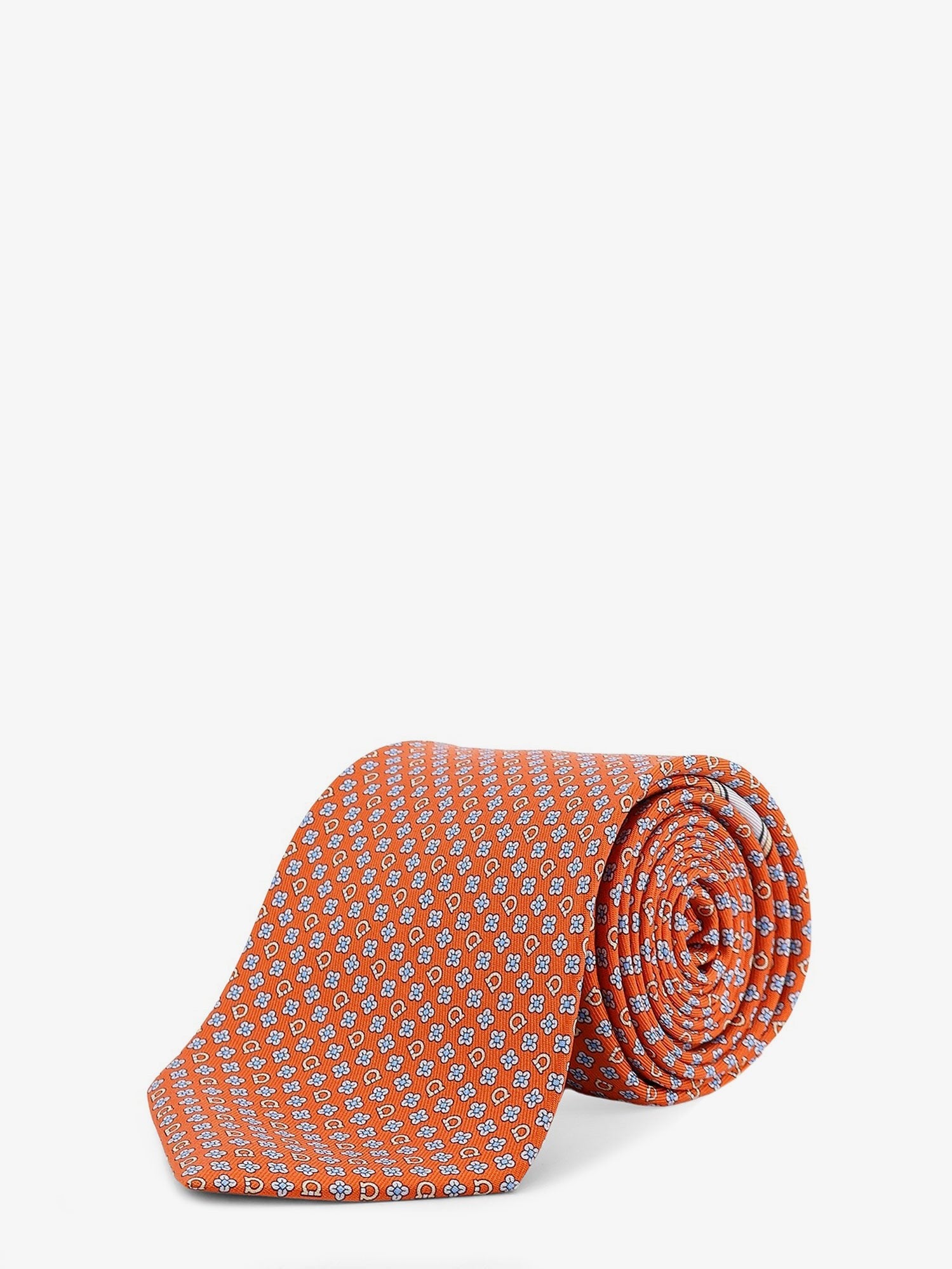 Ferragamo - Man - Orange - Tie