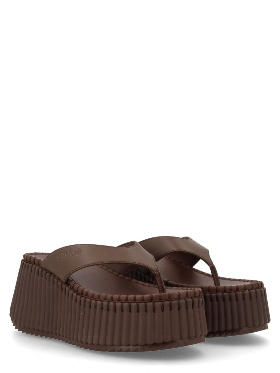 CHLOÉ - Woman - Brown - Sandal