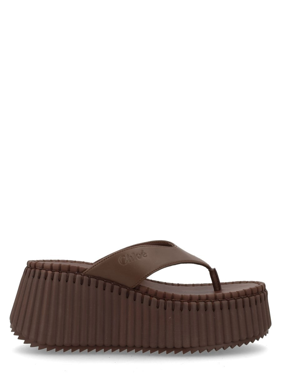 CHLOÉ - Woman - Brown - Sandal