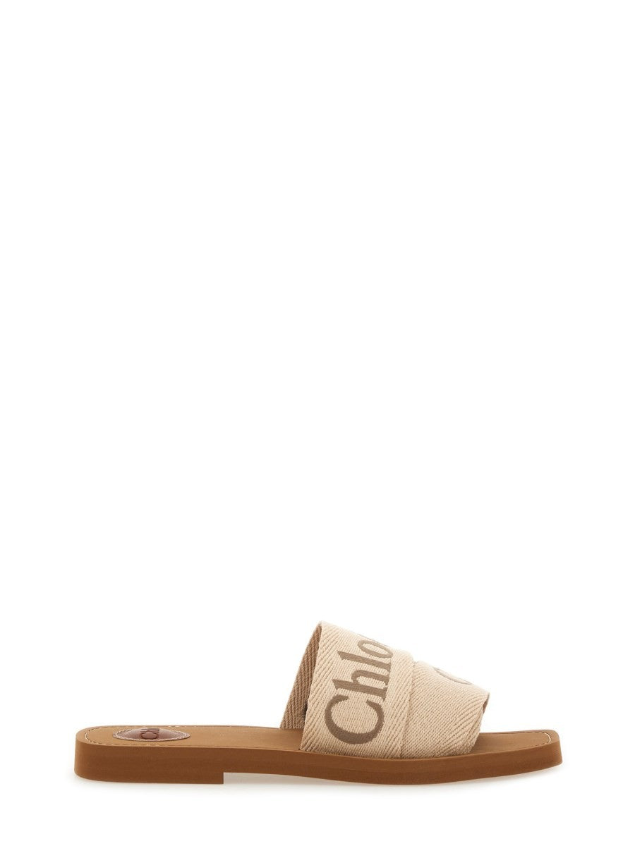 CHLOÉ - Woman - Beige - Flat