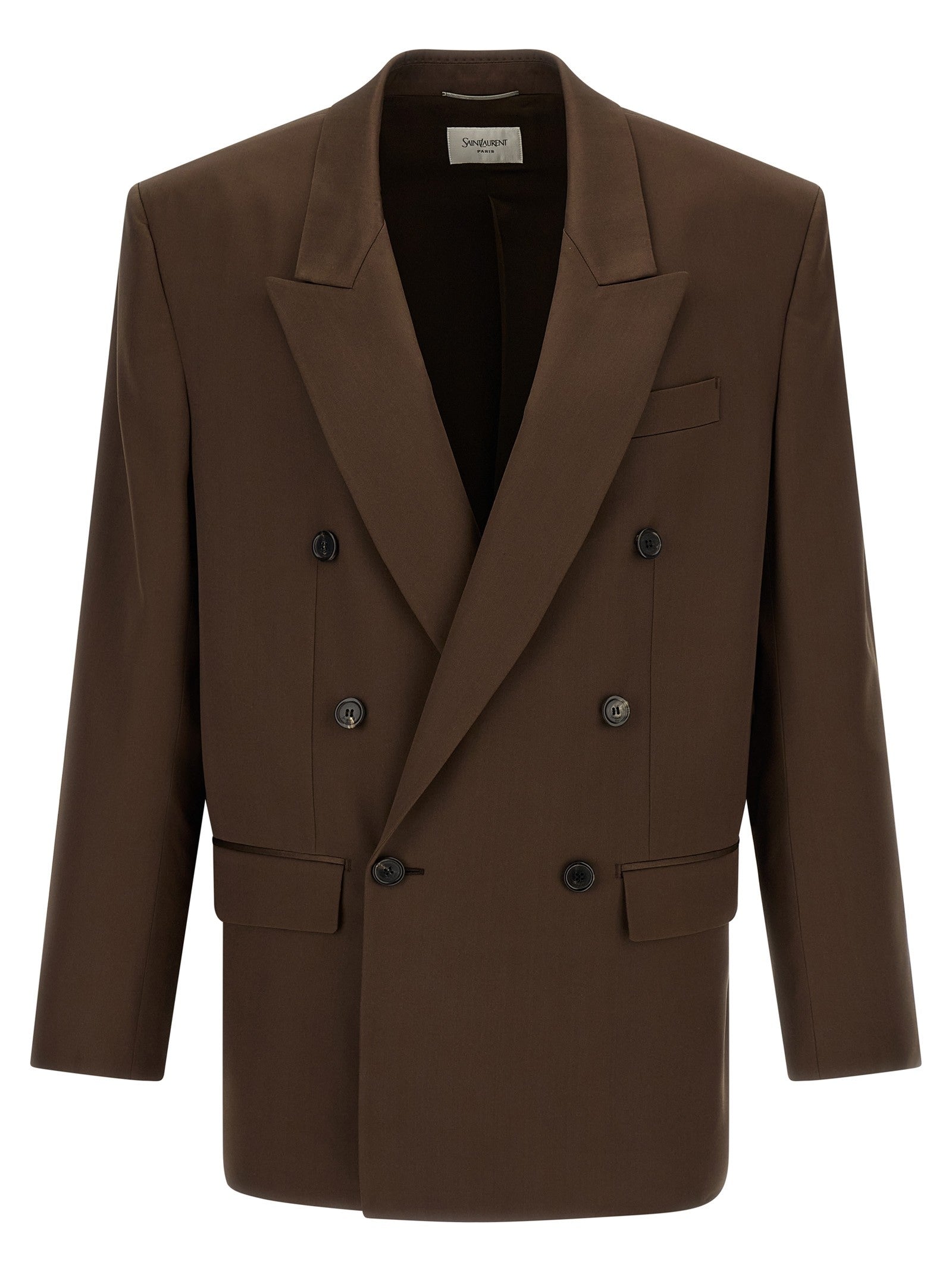 Saint Laurent - nan - Brown - Blazer