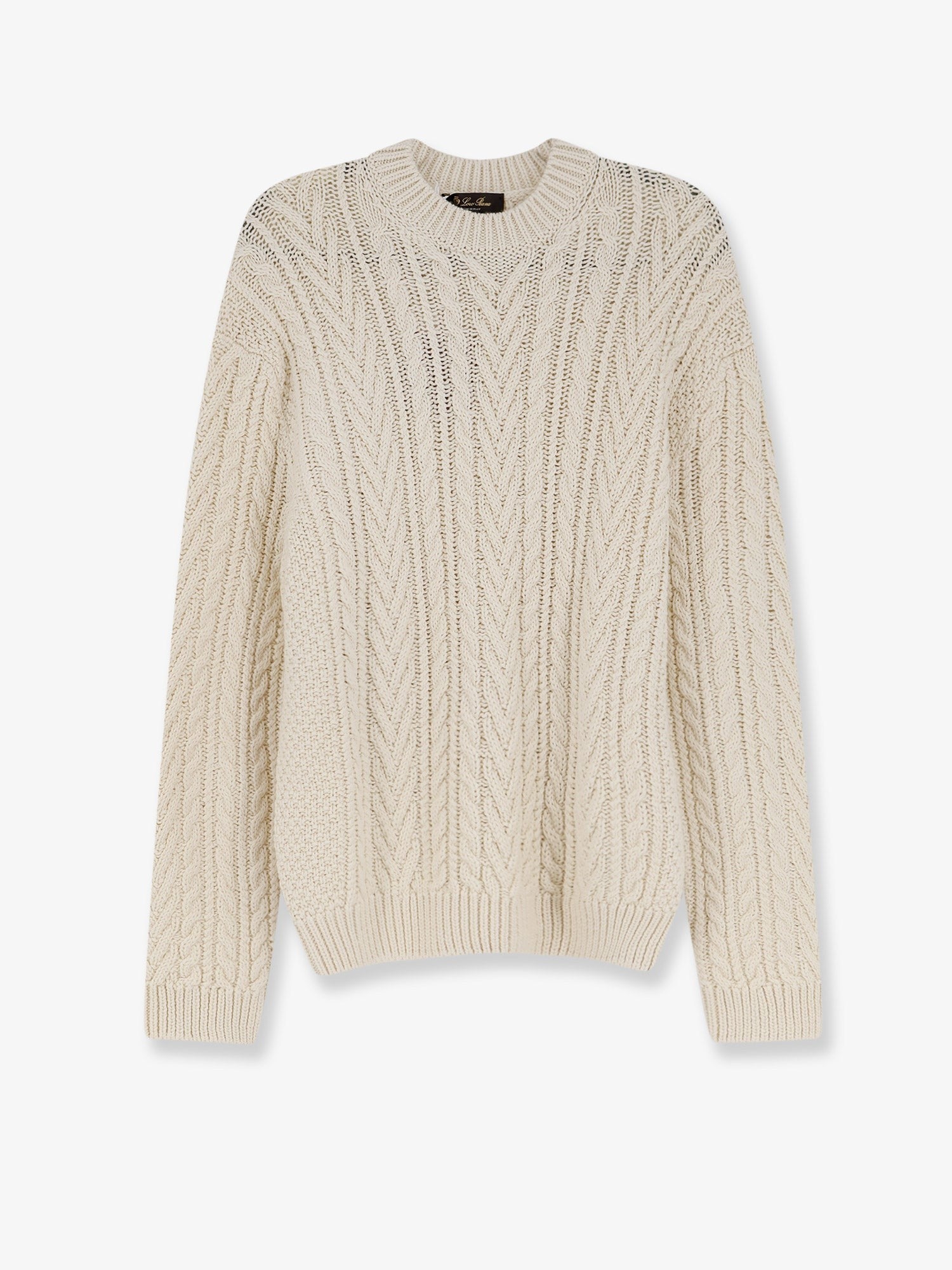 LORO PIANA - Man - Beige - Knit Sweater