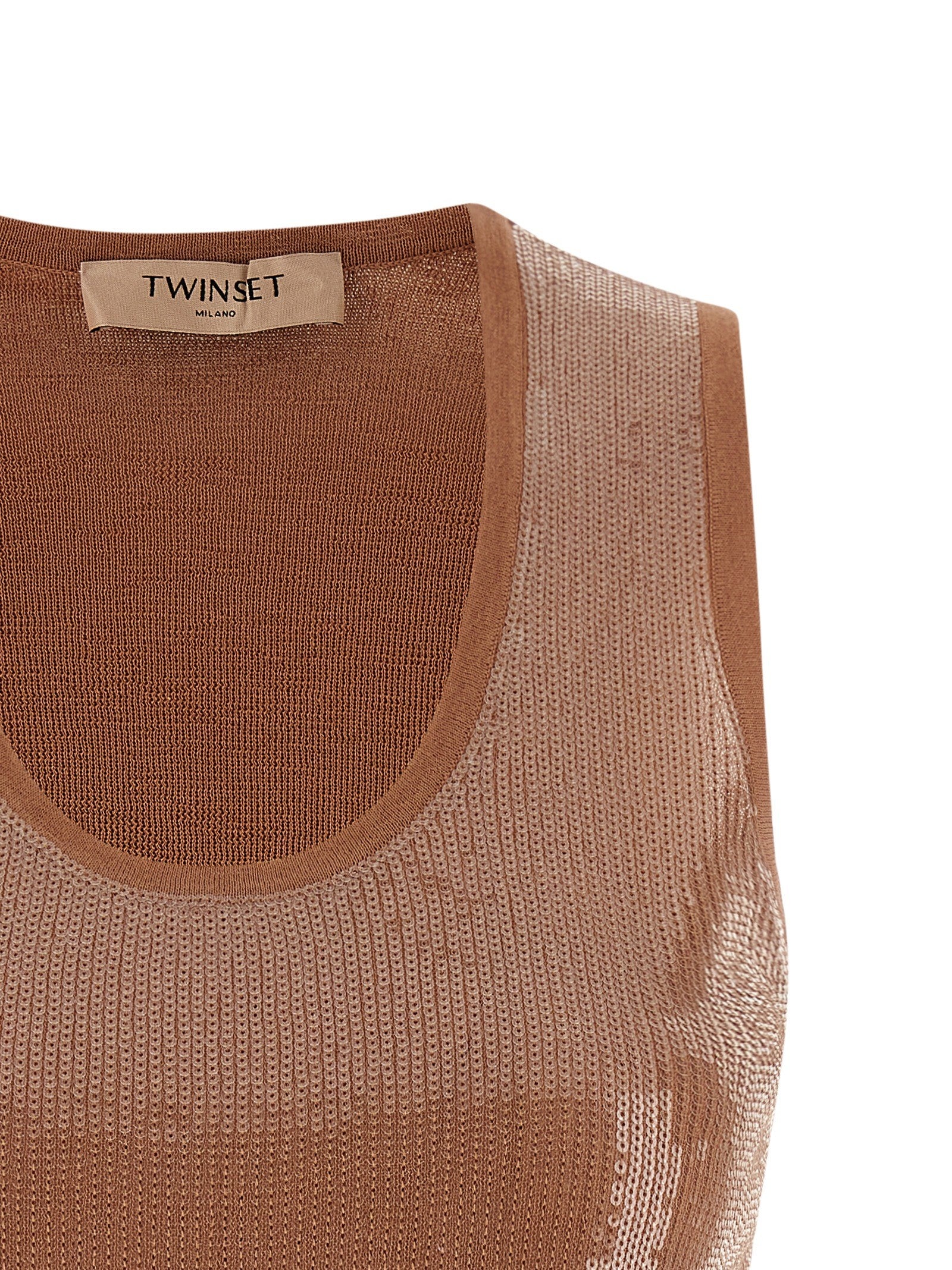 TWIN SET - nan - Brown - Top