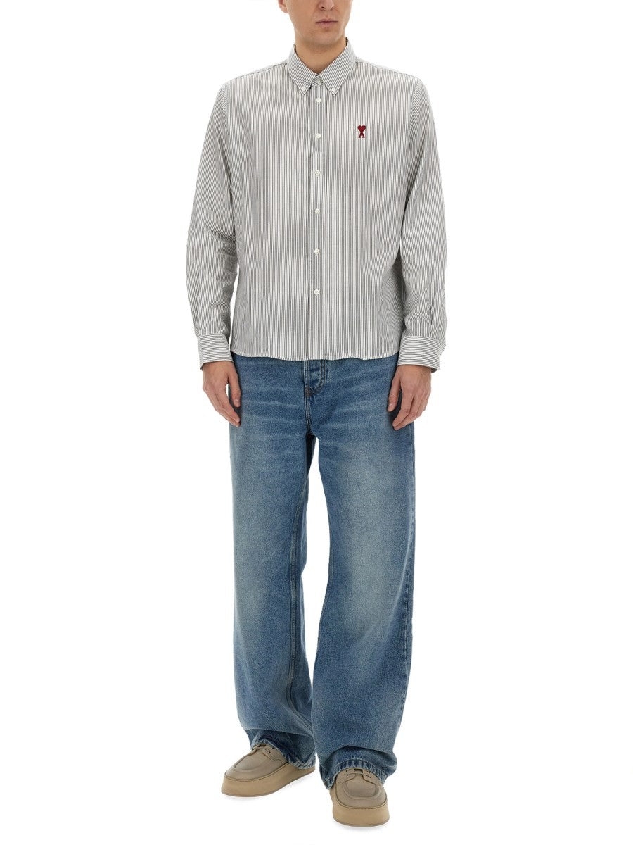 AMI PARIS - Unisex - Grey - Shirt