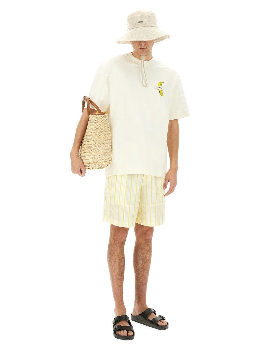 JACQUEMUS - Man - Beige - Shorts