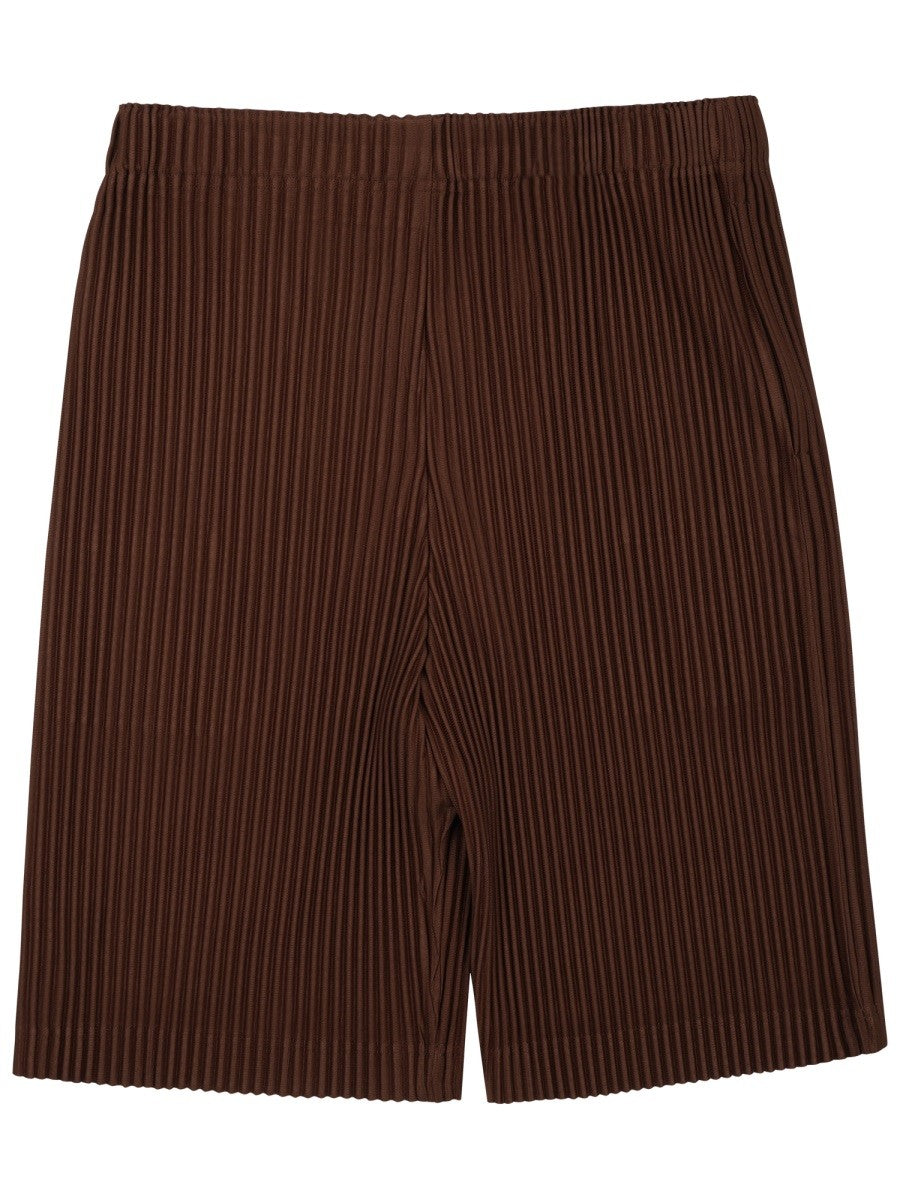 HOMME PLISSE ISSEY MIYAKE - Man - Brown - Shorts
