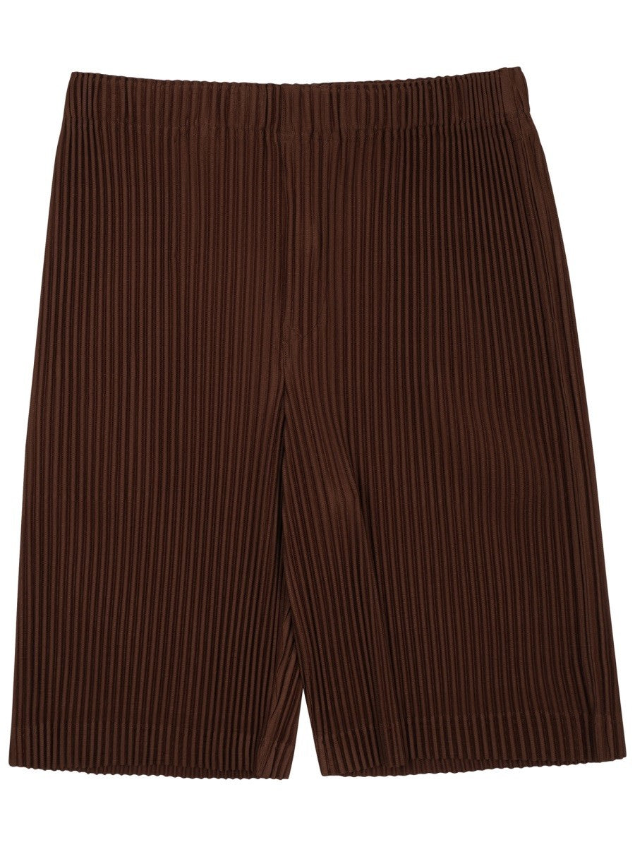HOMME PLISSE ISSEY MIYAKE - Man - Brown - Shorts