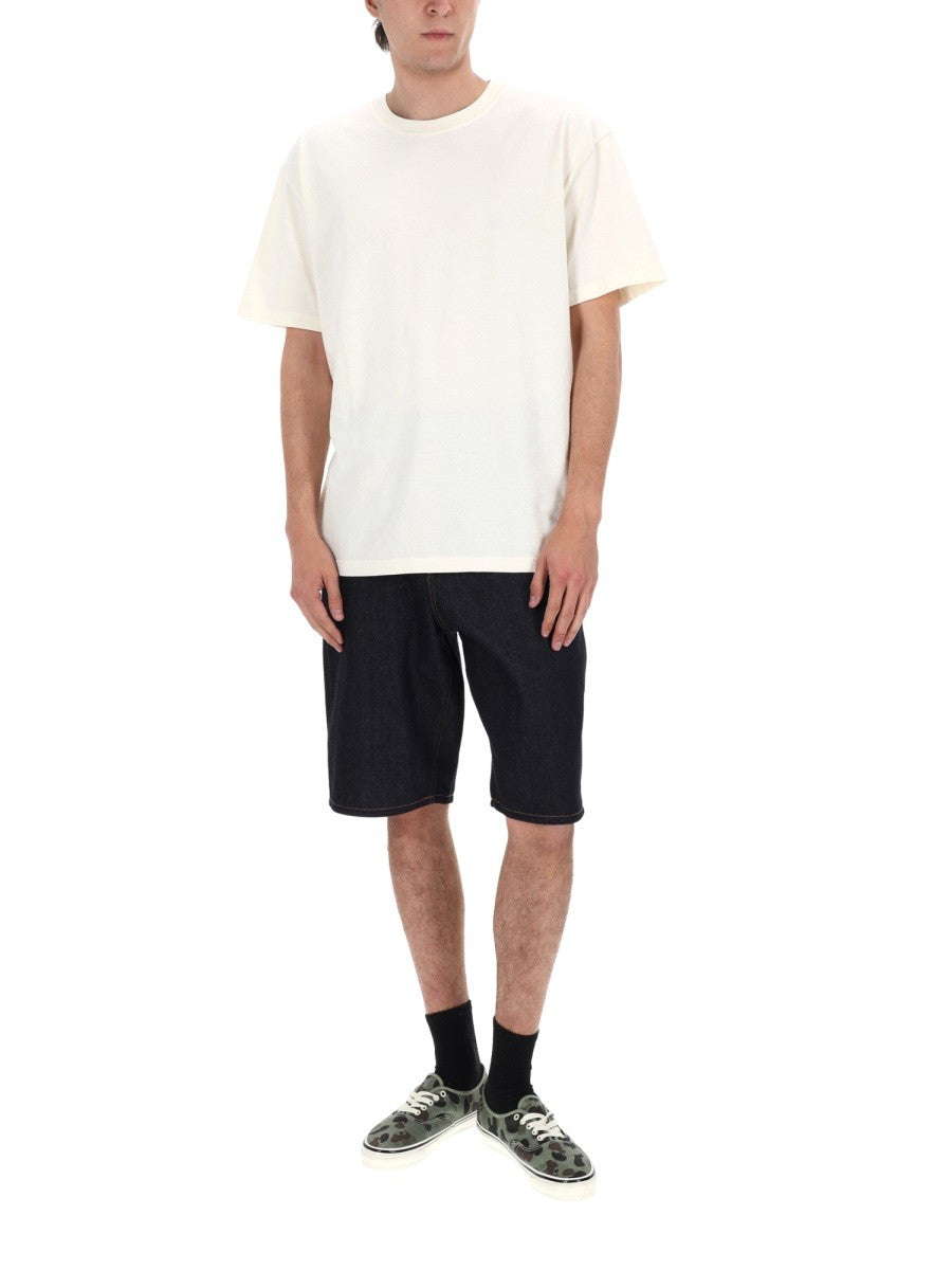AMISH - Man - Blue - Shorts