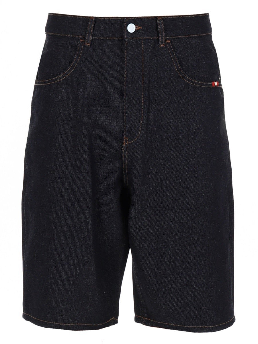 AMISH - Man - Blue - Shorts