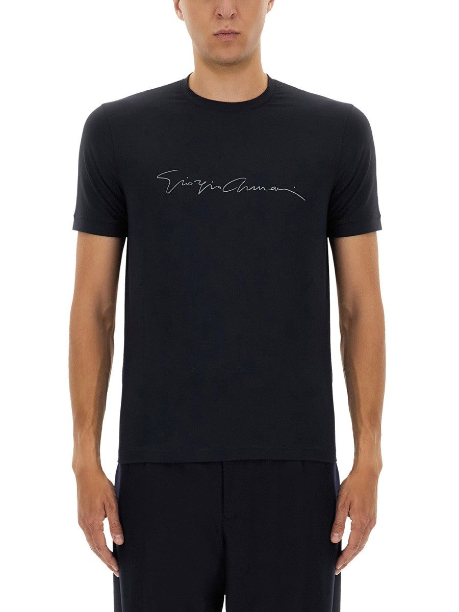 Giorgio Armani - Man - Blue - T-shirt