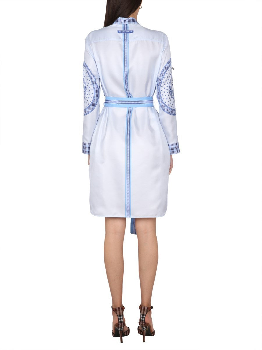 Burberry - Woman - Blue - Dress