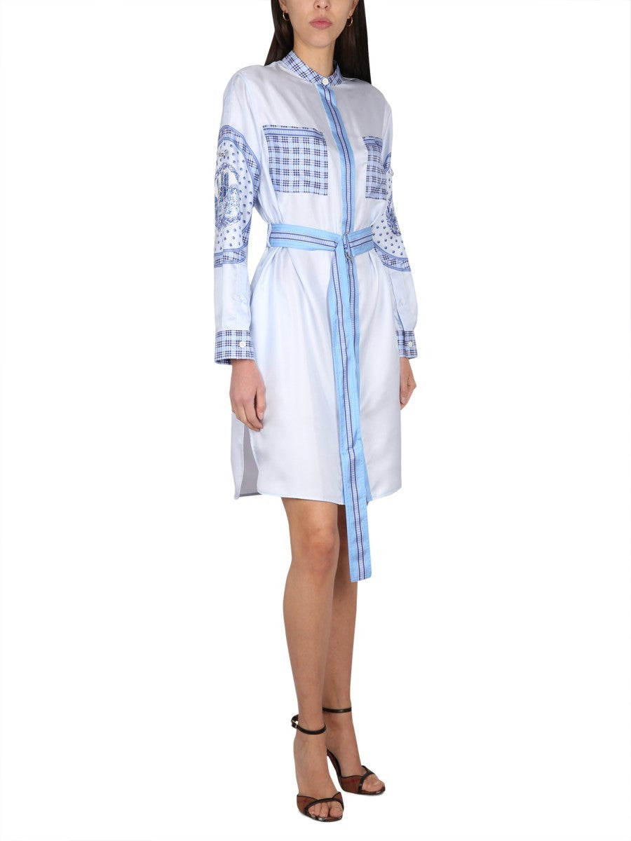 Burberry - Woman - Blue - Dress