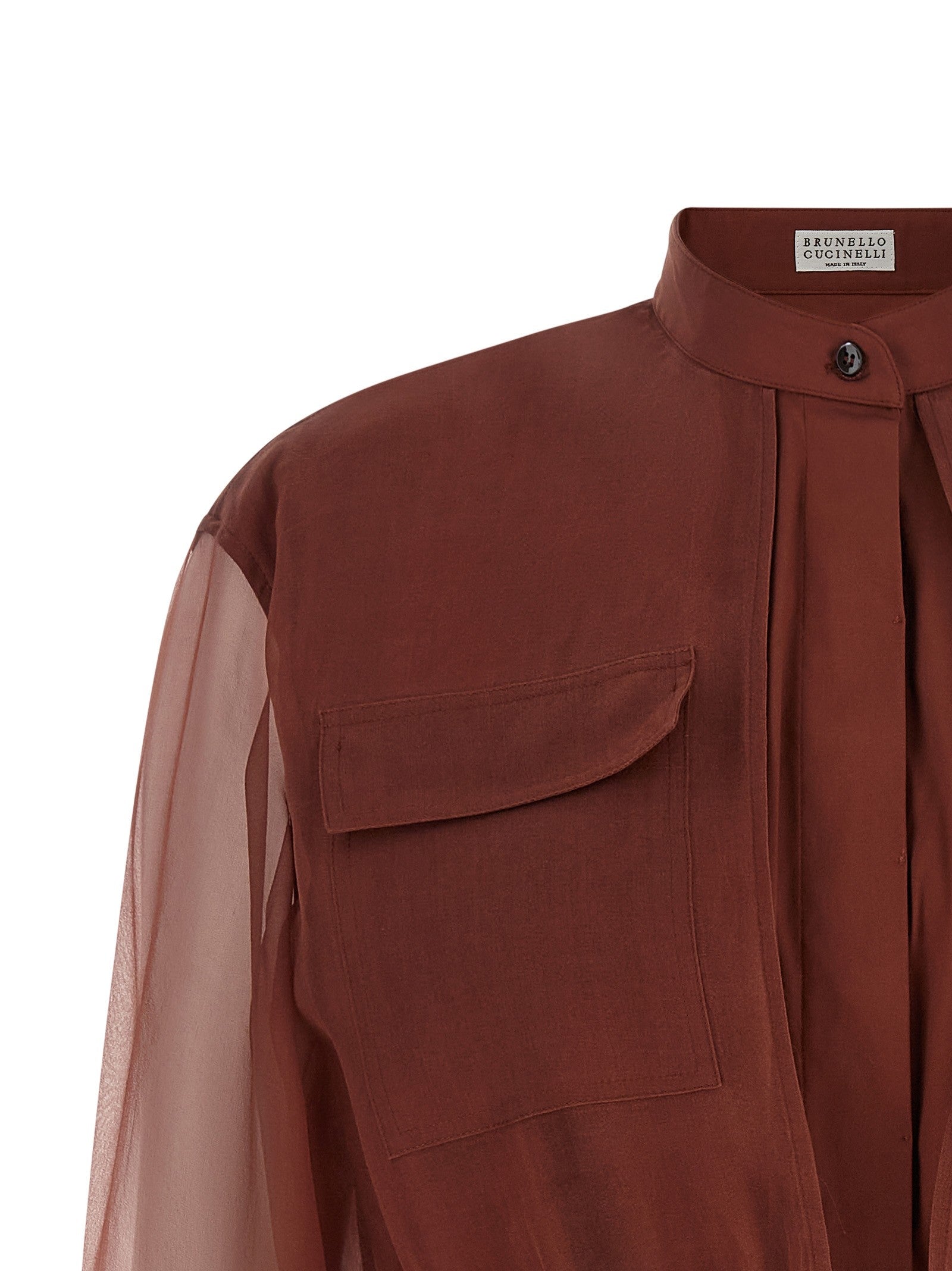 Brunello Cucinelli - nan - Brown - Shirt