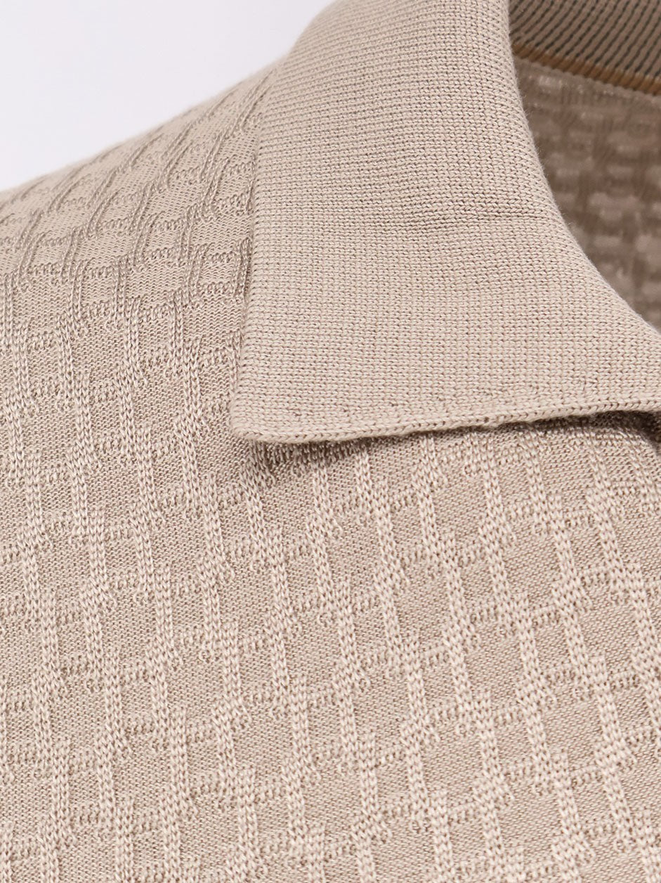 Boss - Man - Beige - Knit Sweater