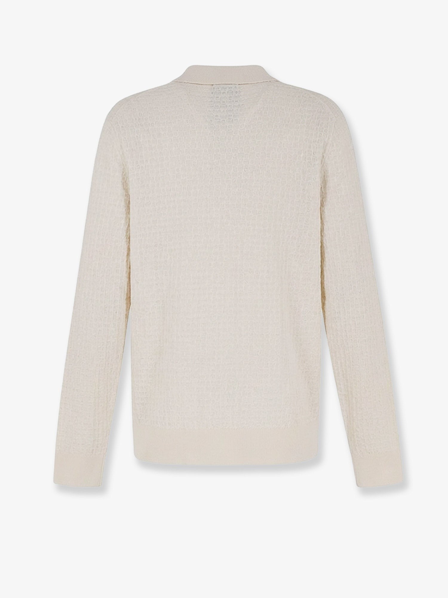 Boss - Man - White - Knit Sweater