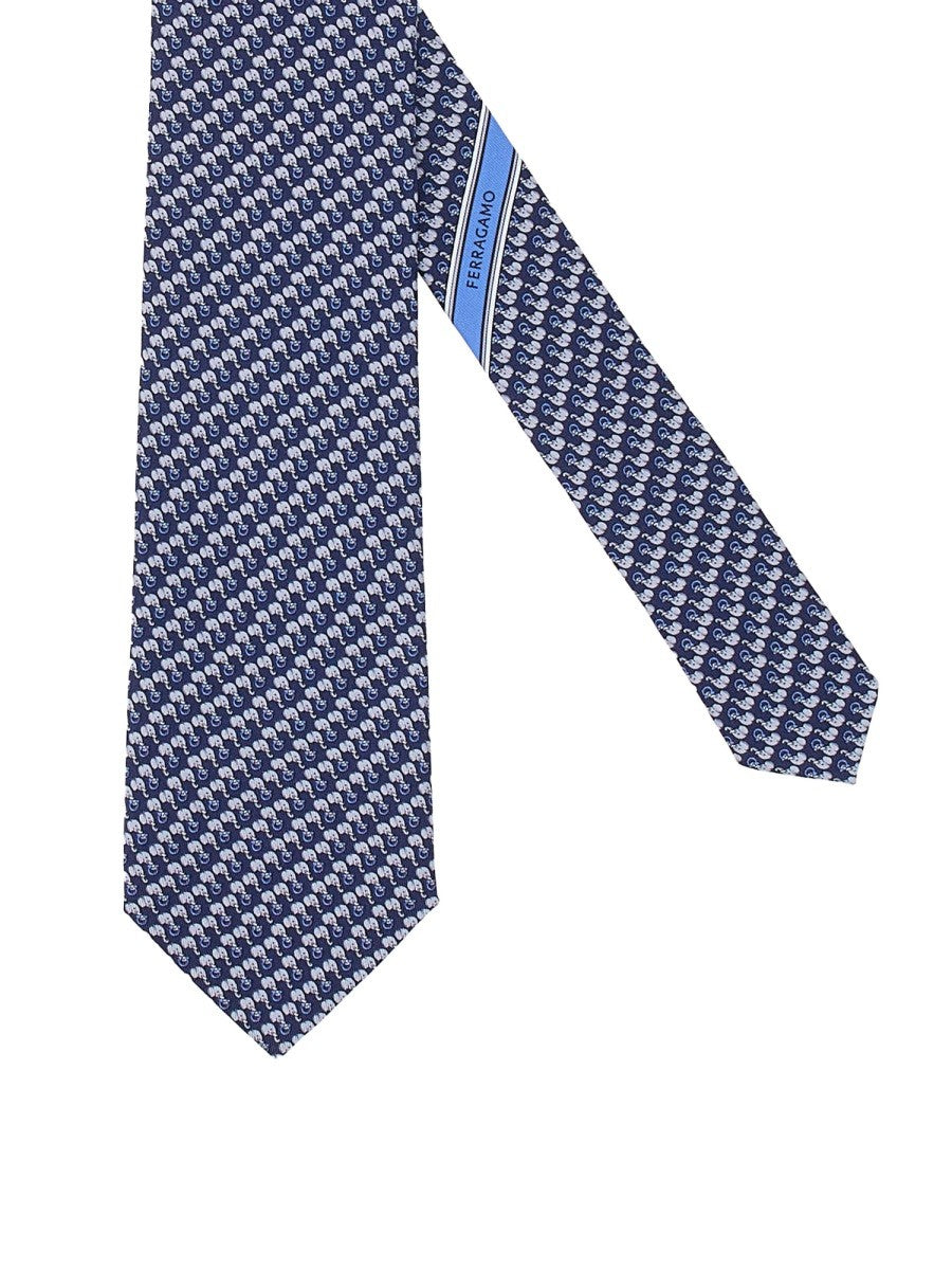 Ferragamo - Man - Blue - Tie