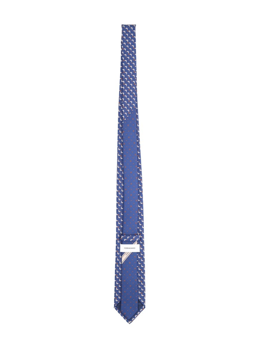 Ferragamo - Man - Blue - Tie