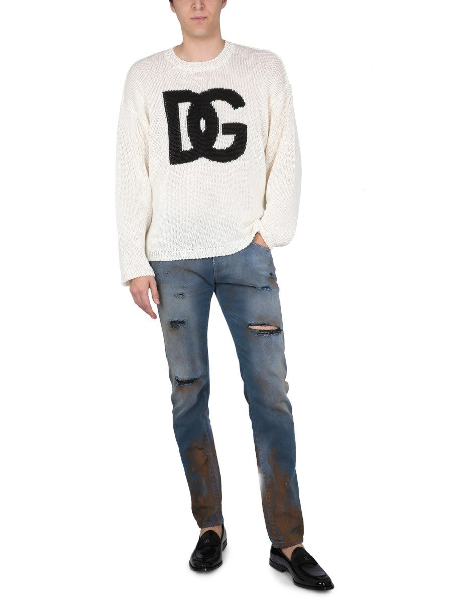 Dolce & Gabbana - Man - Multicolor - Jeans