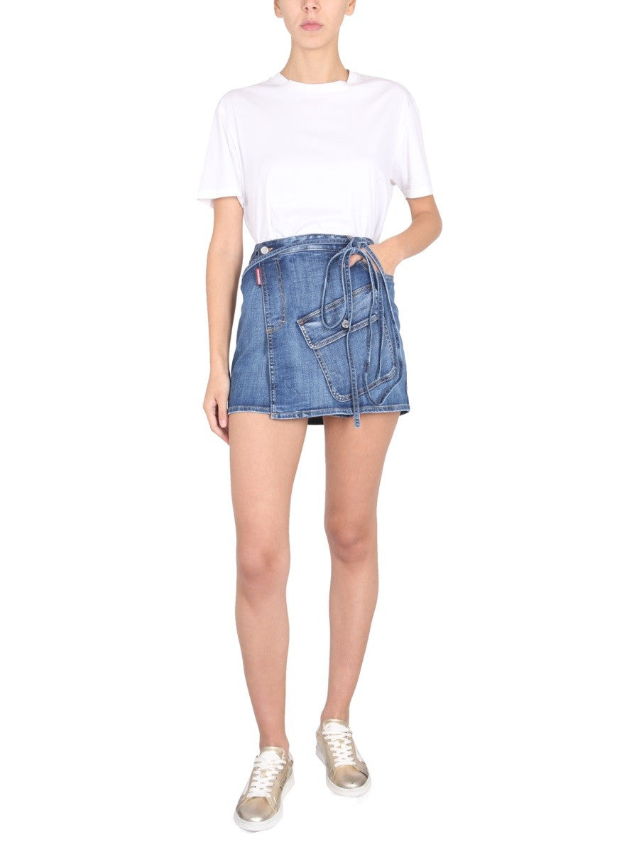 Dsquared - Woman - Blue - Skirt