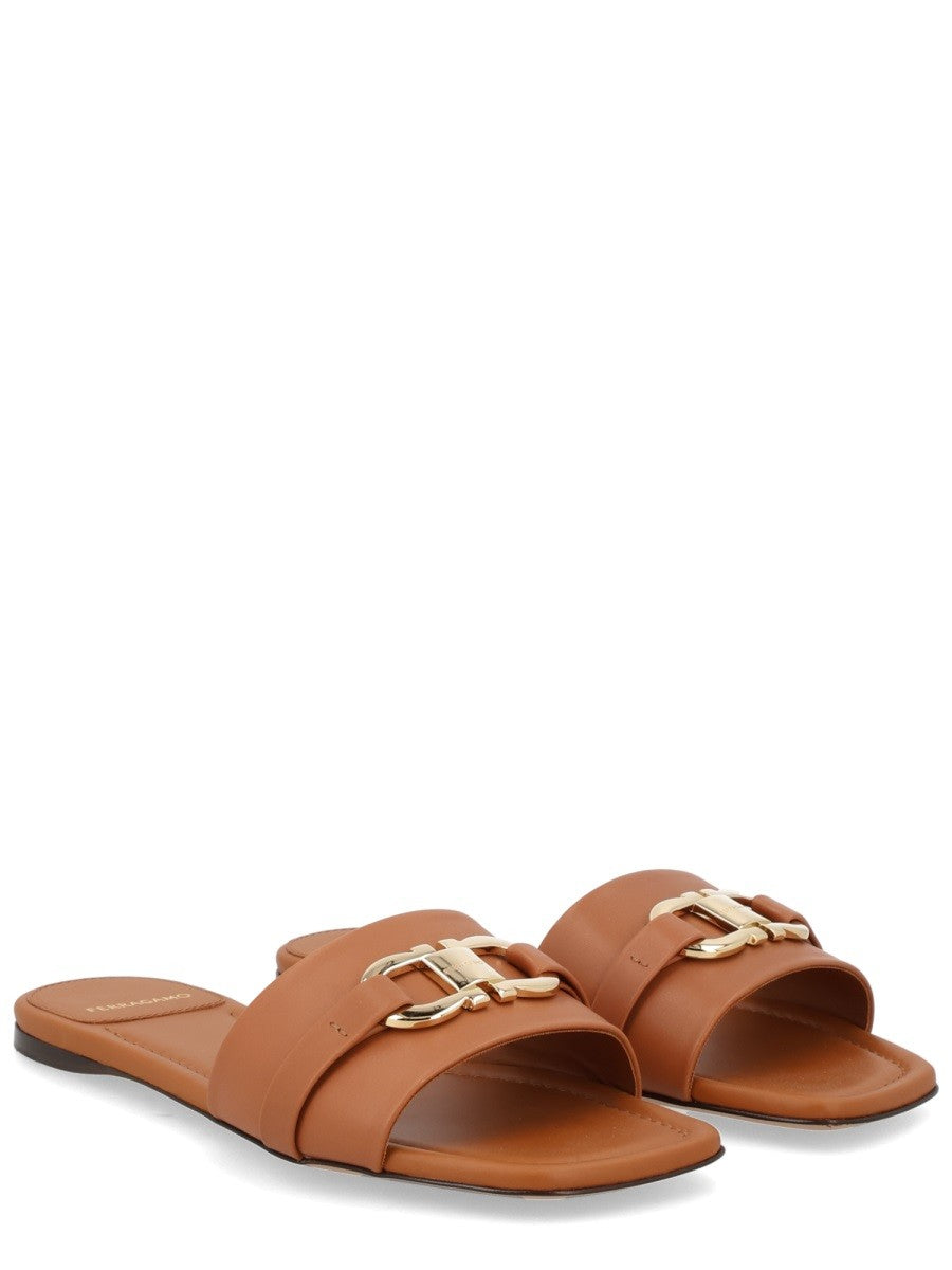 Ferragamo - Woman - Brown - Flat