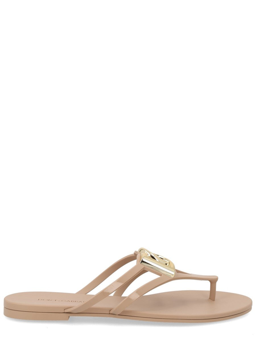 Dolce & Gabbana - Woman - Beige - Sandal