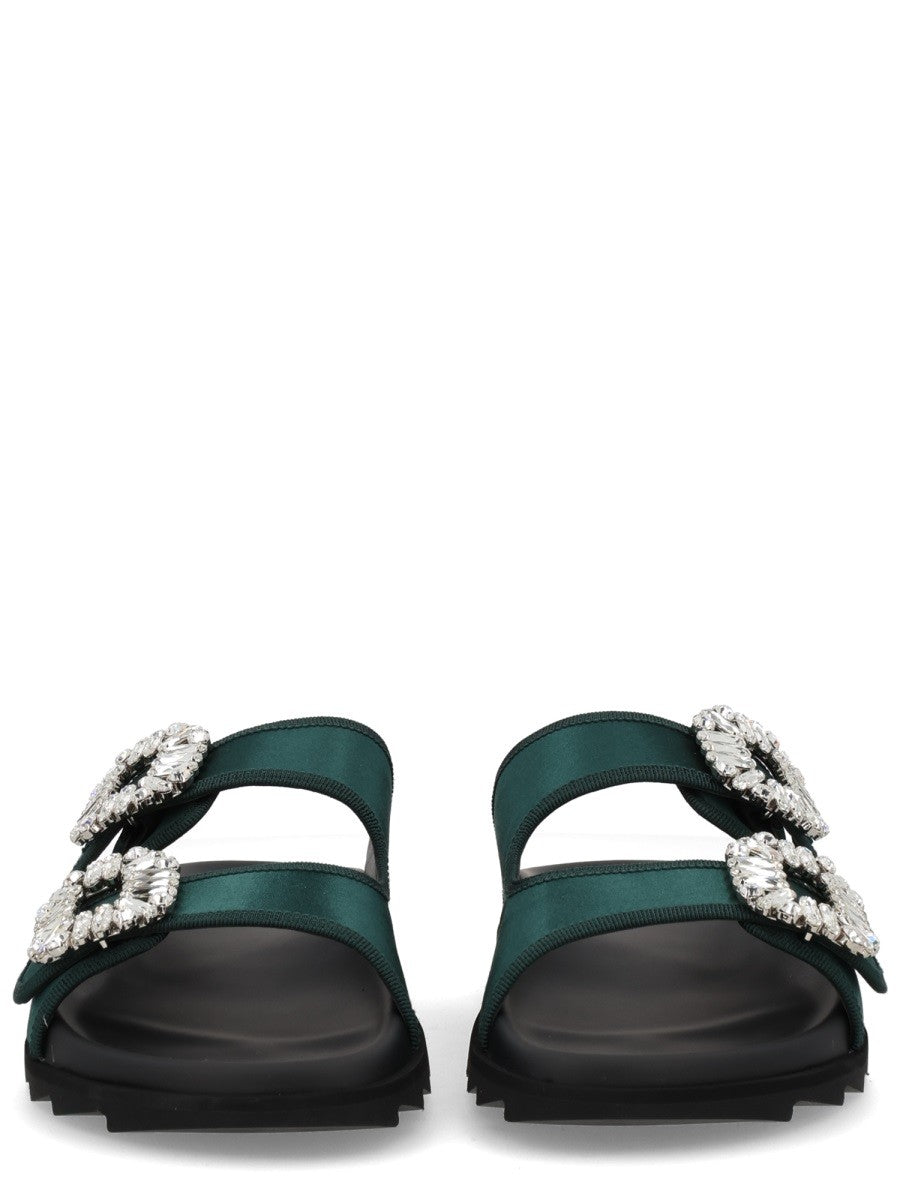 ROGER VIVIER - Woman - Green - Flat