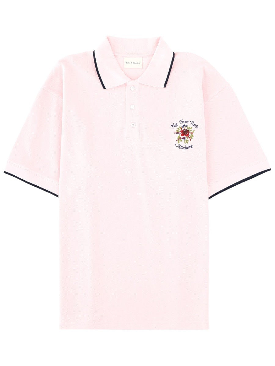 Drole De Monsieur - Man - Pink - Polo Shirt