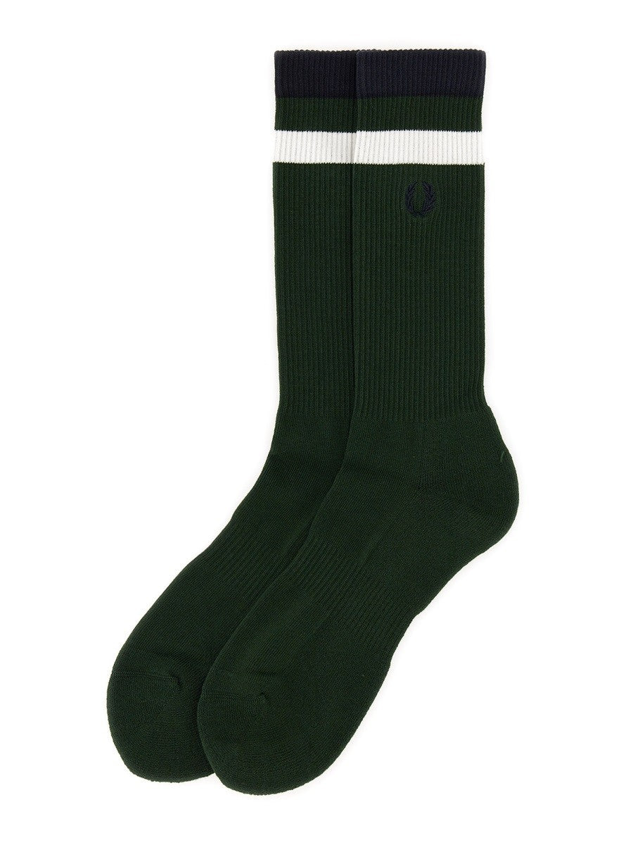 FRED PERRY - Man - Green - Socks