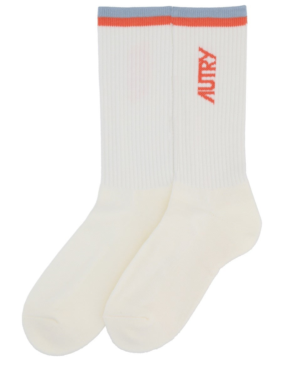 Autry - Unisex - White - Socks