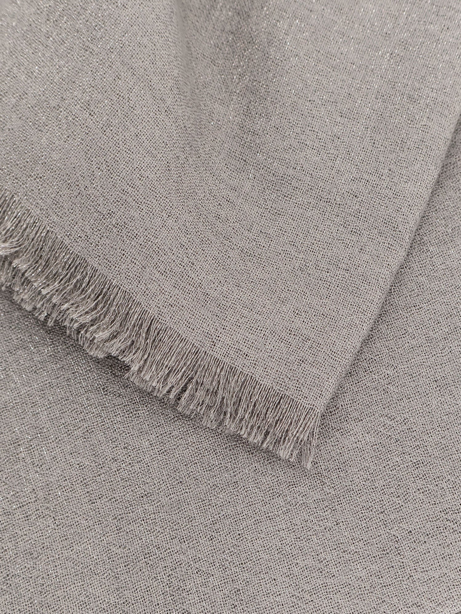 Brunello Cucinelli - Woman - Grey - Scarf