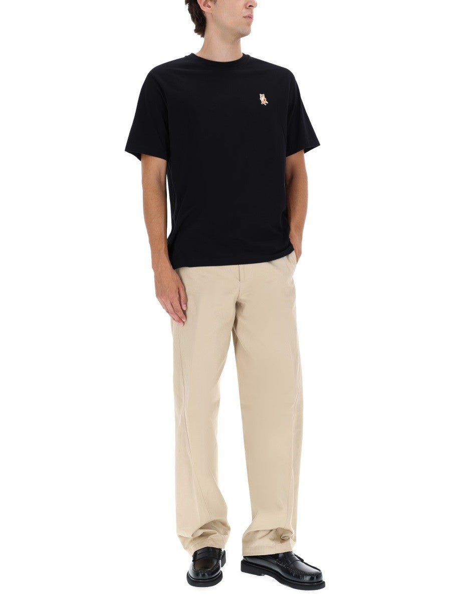 Maison Kitsune - Man - Black - T-shirt