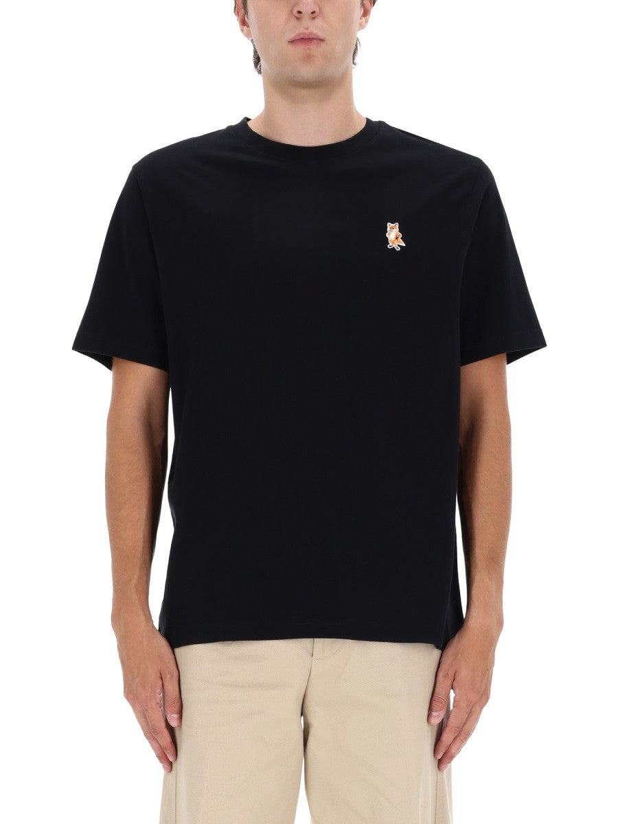 Maison Kitsune - Man - Black - T-shirt