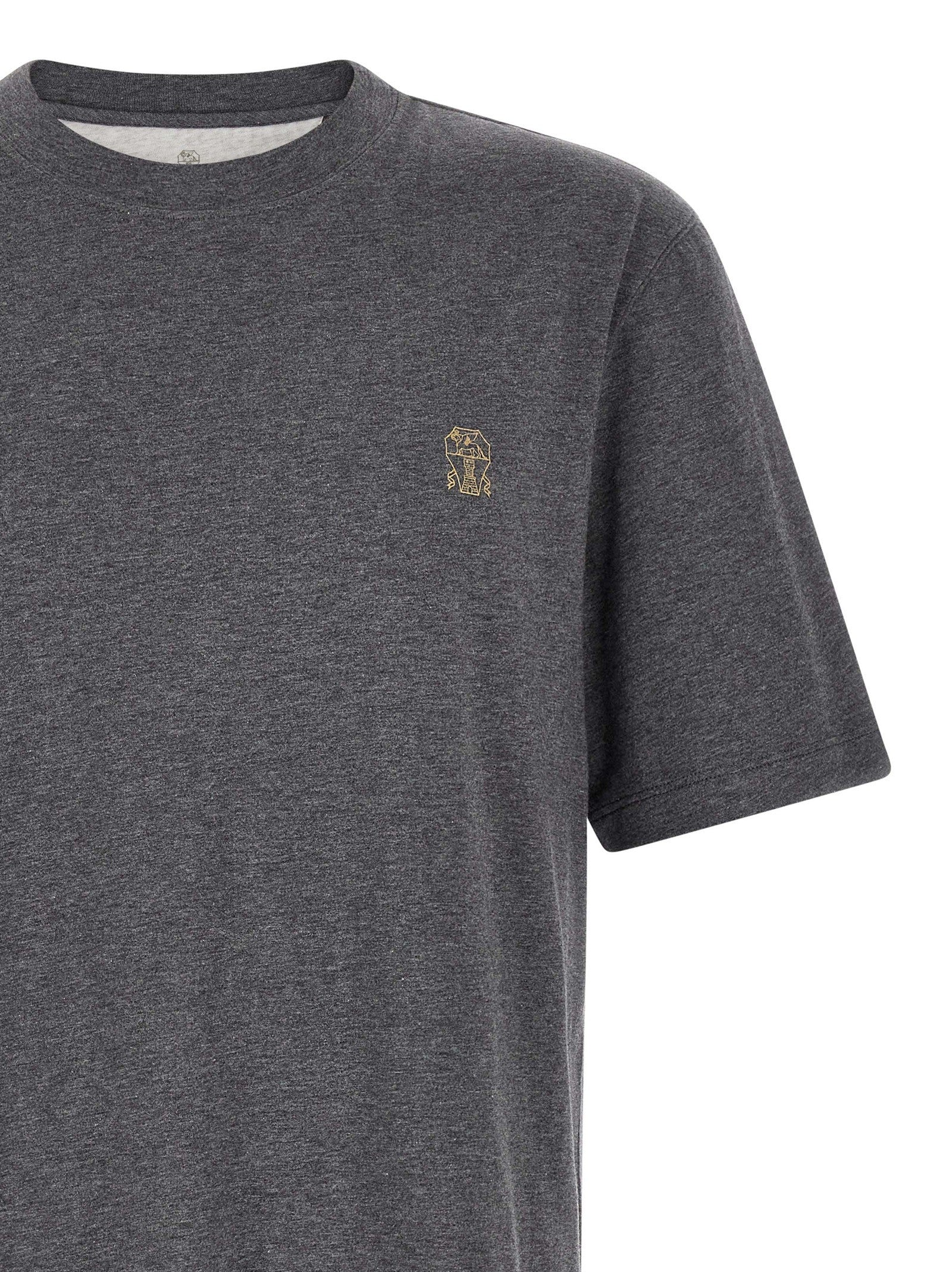 Brunello Cucinelli - nan - Grey - T-shirt