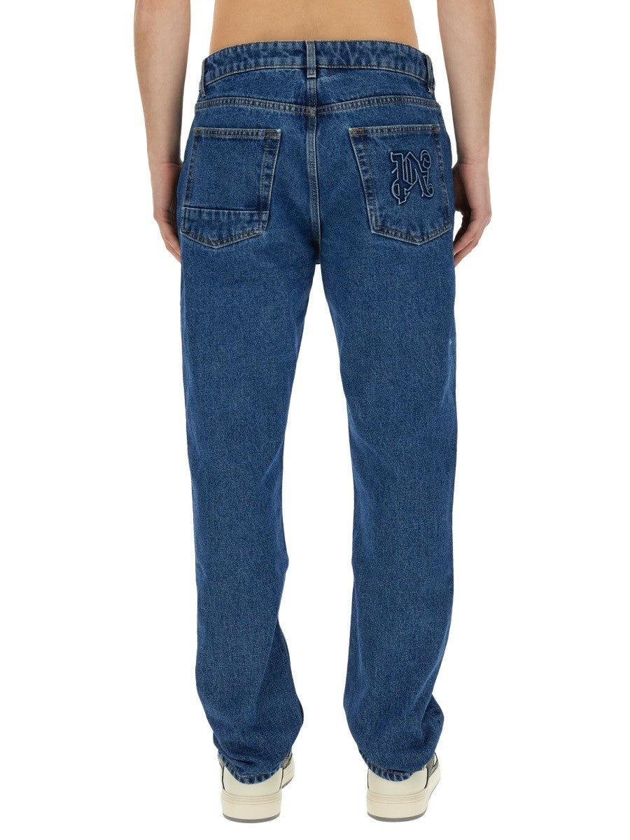 Palm Angels - Man - Blue - Jeans